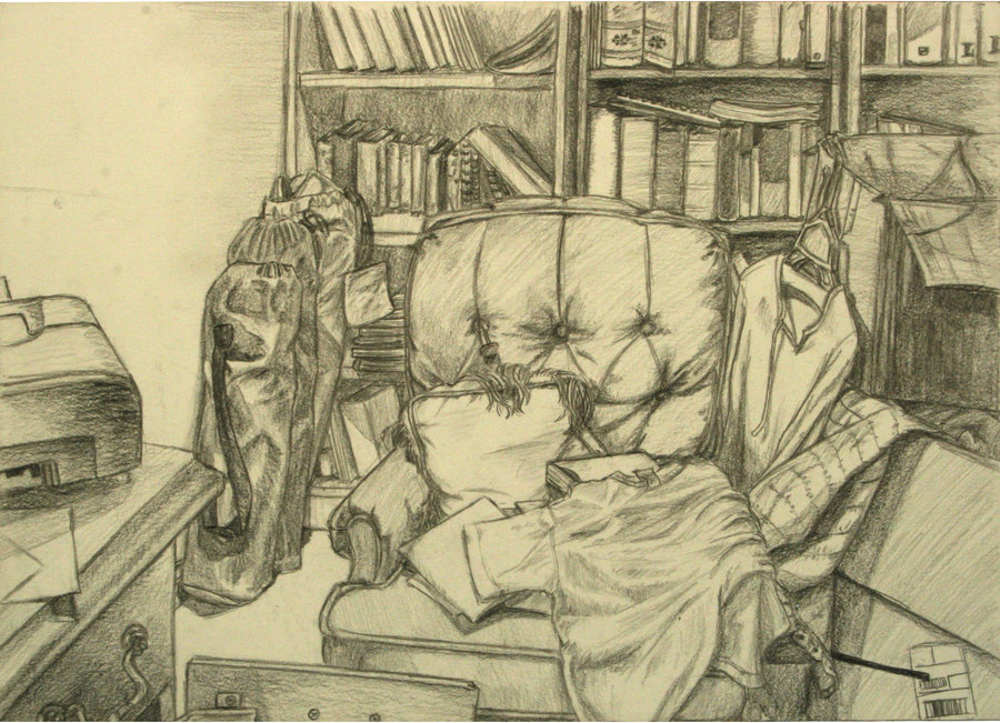 900x651 Basement Drawing By Solanawolf