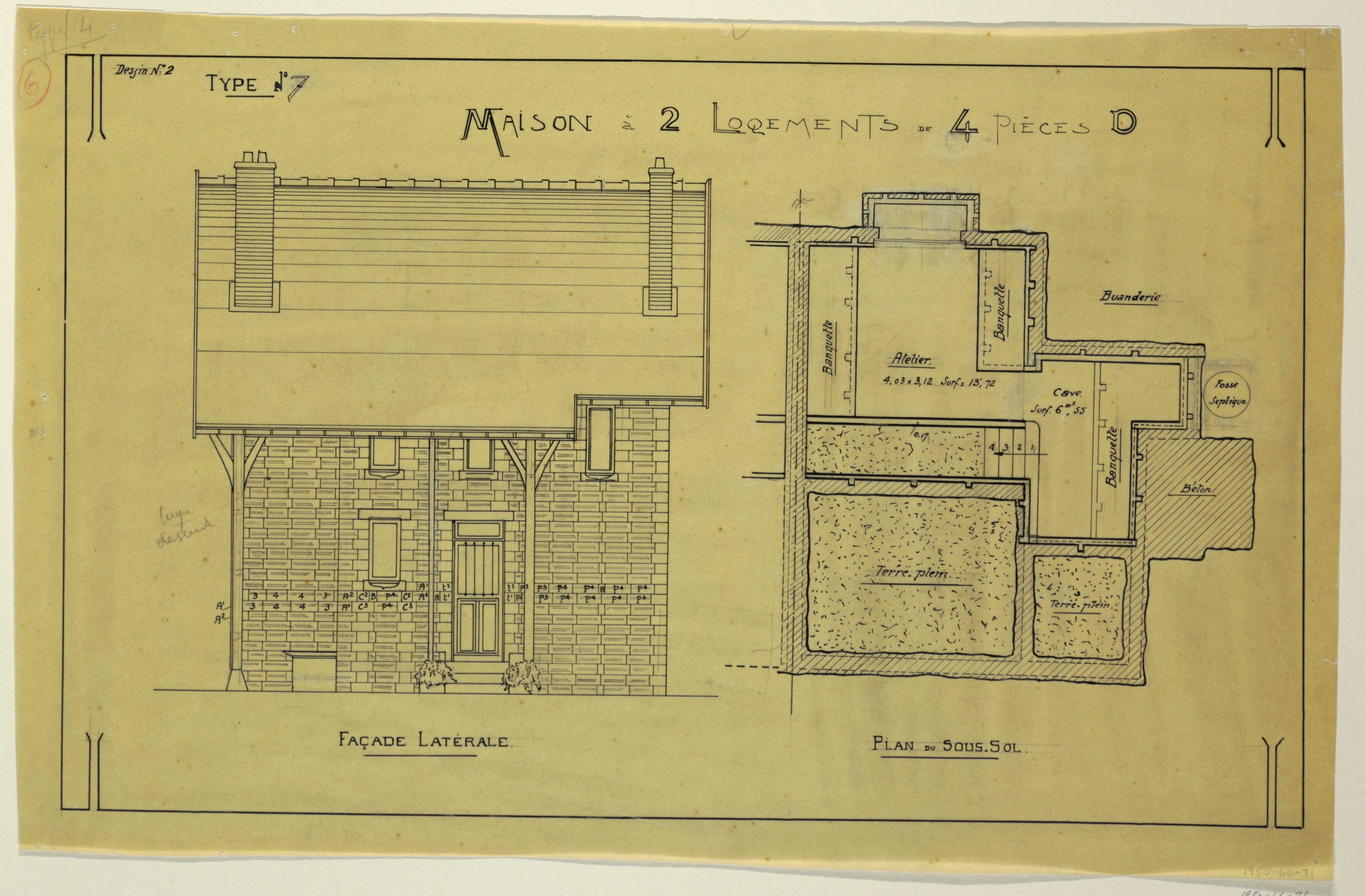 4095x2689 Filedrawing, Rendering Facadend Plan For The Basement