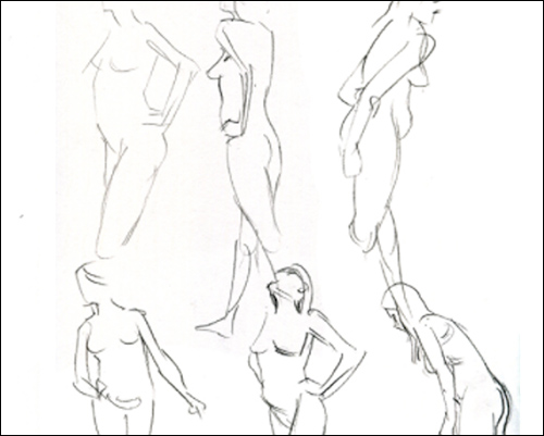 500x401 Gallery Free Human Figure Drawing Model,