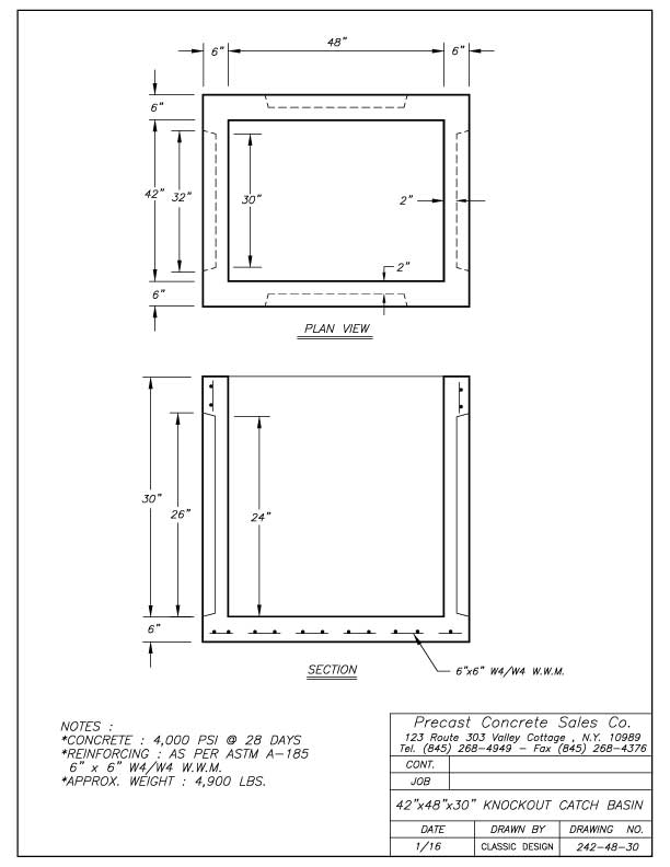 612x792 Catch Basins