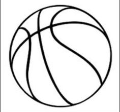 236x221 Printable Basketball Drawing. Fun Cricut, Template