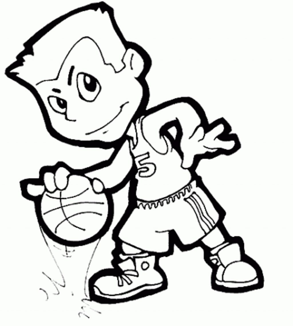 1024x1141 Coloring Book And Pages ~ Basketball Coloring Pages Image Ideas