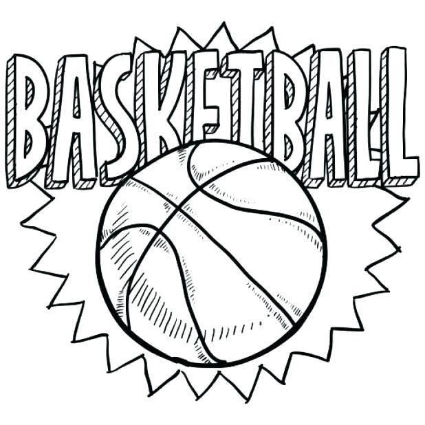 618x618 Basketball Logo Coloring Pages Nba Basketball Coloring Pages