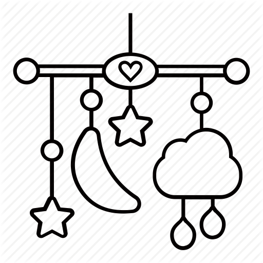 512x512 Baby Stuff Outlines' By Jisun Park