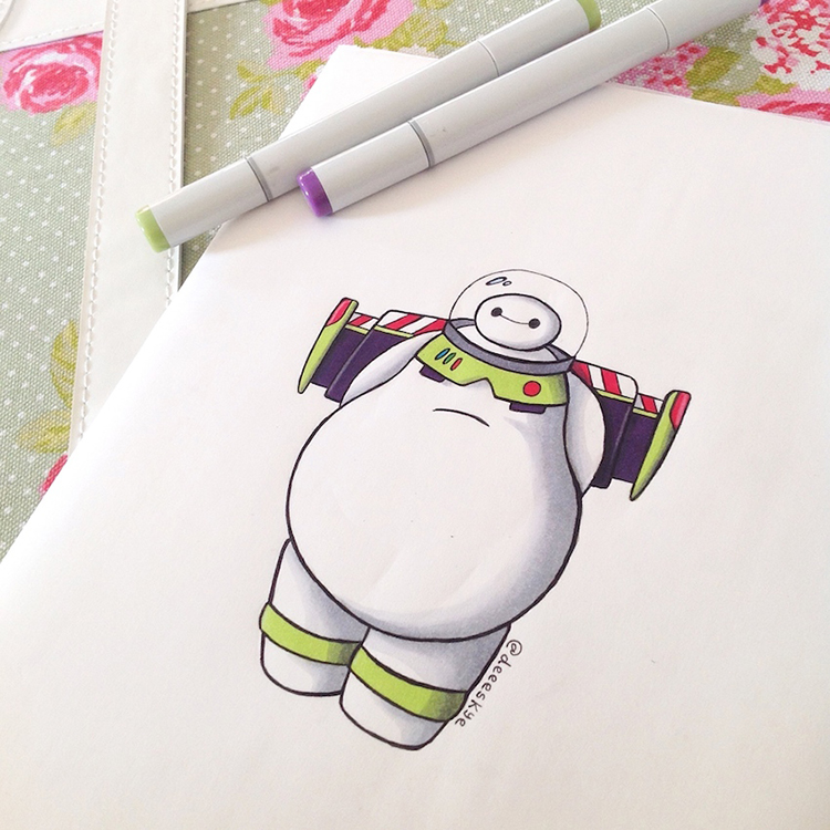 750x750 Illustrations Of Baymax