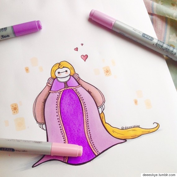 570x570 Teen's Impressive Illustrations Show Baymax