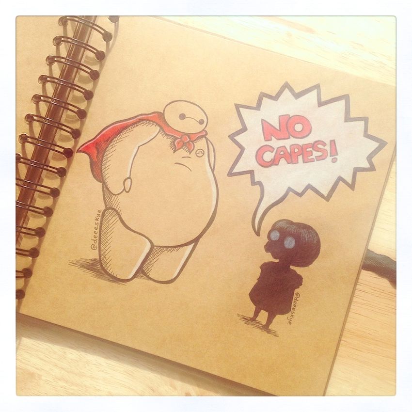 850x850 Capes 478917592 Baymax