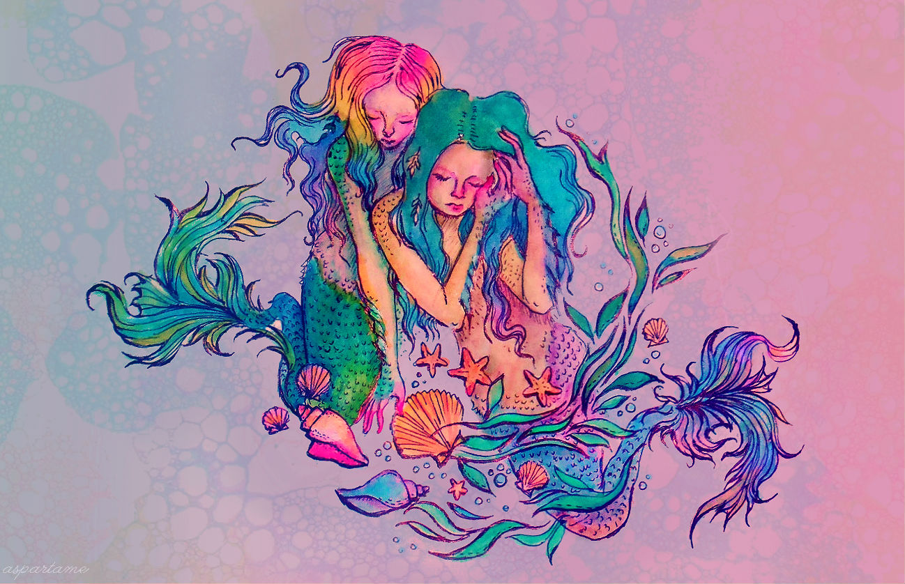 1298x838 Mermaids By Flowwwer