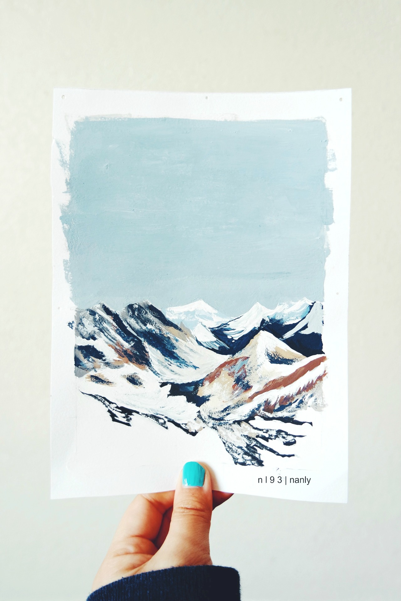 1280x1920 Snow Beauty Winter Illustration Art Mine Life Landscape Draw