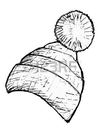 338x450 Knit Beanie Cap Clipart