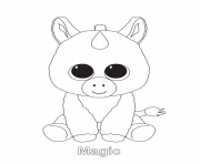 180x148 Beanie Boo Coloring Pages Color Online Free Printable