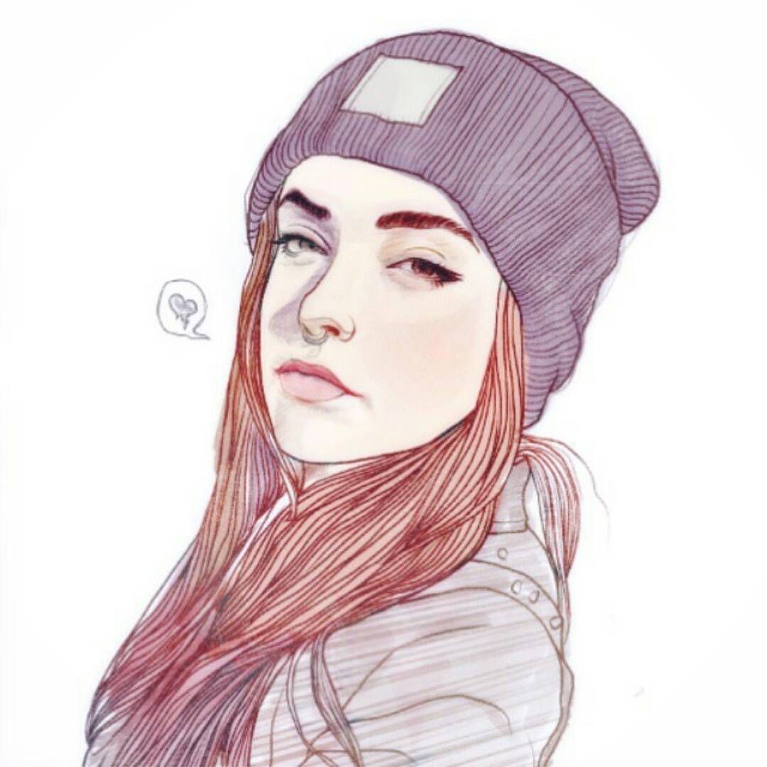 1080x1080 Quick Beanie Sketch. Throwback.