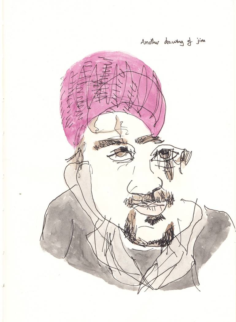 770x1049 Saatchi Art Beanie Drawing By Bryony Hazel Hobbs