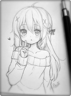 236x321 Cute Anime Pencile Sketch