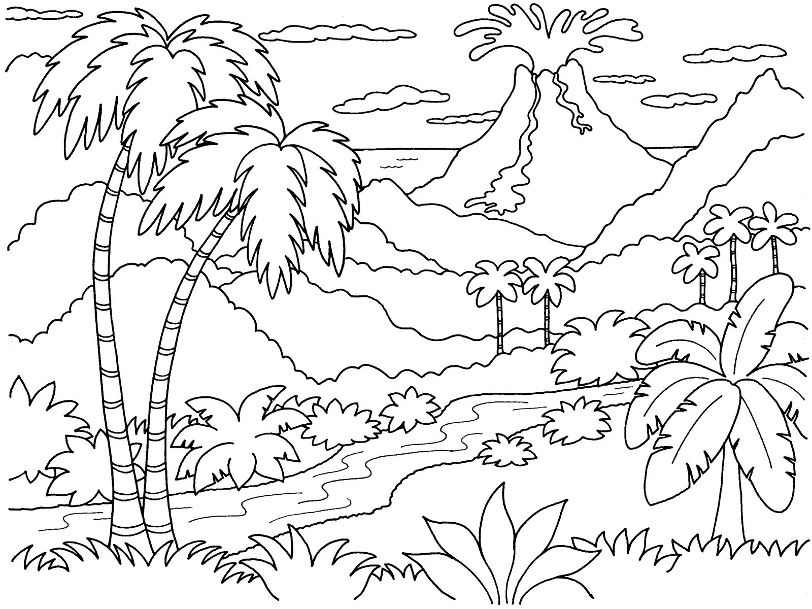 1600x1200 Coloring Pages Nature For Adults Smartness Inspiration Astonishing