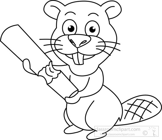 550x476 Animals Clipart Beavers Black White Outline Clipart 72033