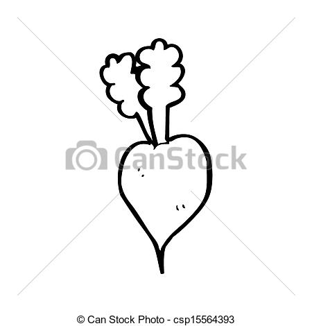 450x470 Cartoon Beet Stock Illustration