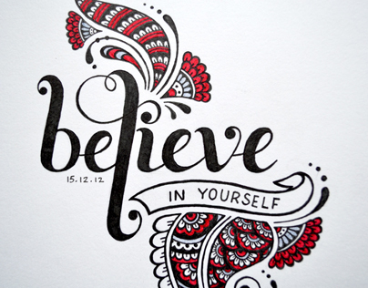 404x316 Believe In Yourself On Behance