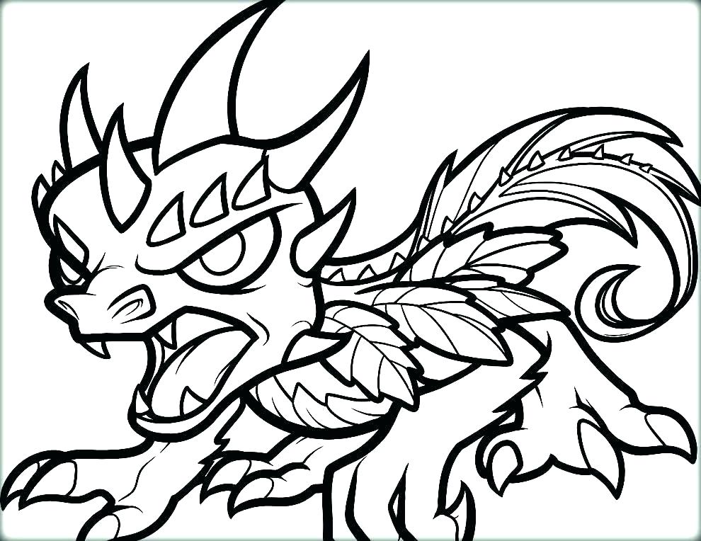 990x764 Coloring Pages Camo Drawing At Free For Personal Within Skylanders