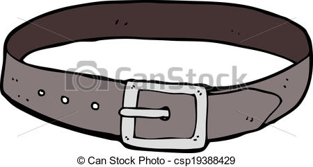 450x241 Cartoon Leather Belt Vector Illustration