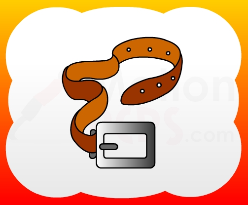 503x415 How2draw4kids How To Draw Belt For Kids