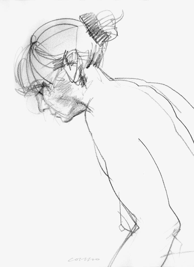 770x1056 Saatchi Art Figure Bending Drawing By Stephen Coelho