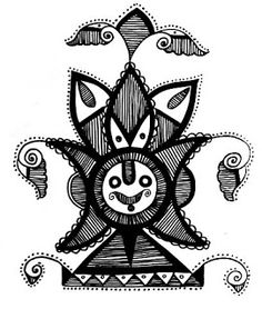 236x278 Indian Folk Designs ~ Folk Designs From West Bengal ~ Pattern