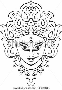 236x342 Durga Tattoo Designs