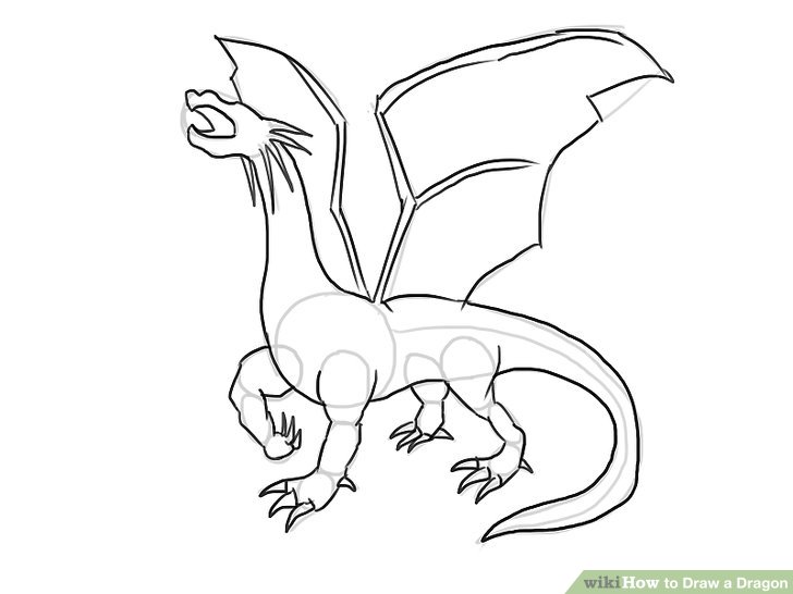 728x546 The 4 Best Ways To Draw A Dragon