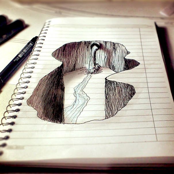 605x603 3d Art Sketch 420 Best Drawing Concept Images