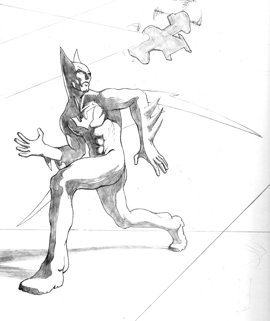 900x1067 Batman Beyond Pencils By Tgping