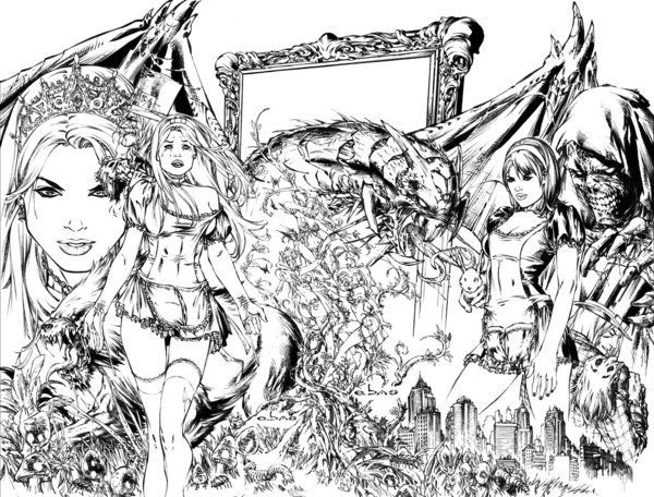 600x456 Beyond Wonderland By Ebas On Drawings