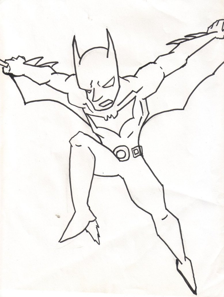 778x1028 Batman Beyond Coloring Page By Thepope1932