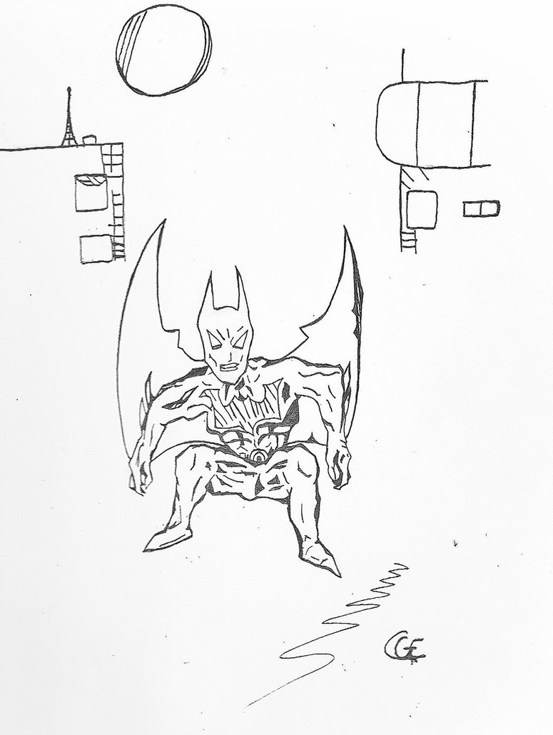 775x1030 Batman Beyond Drawing By Comic Clash