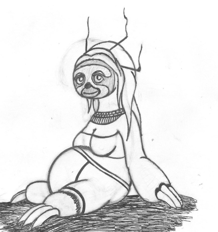 867x922 Sloth Girl ~ Samantha By River Birch