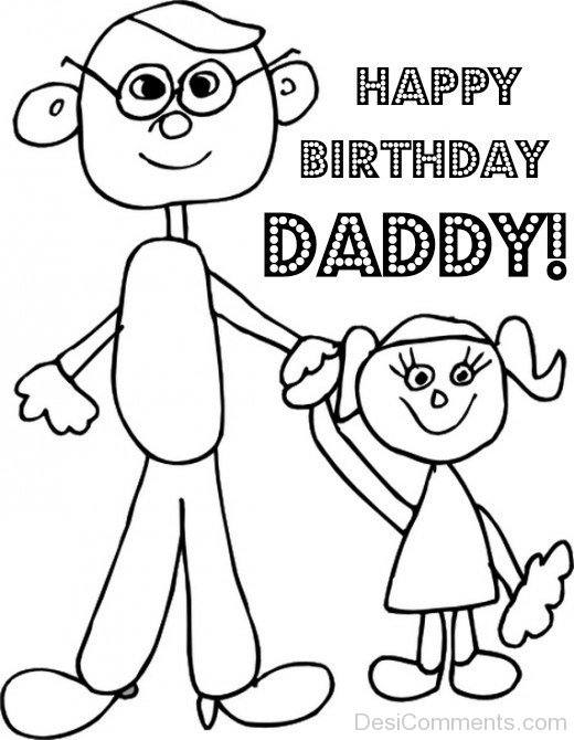 520x670 Gallery Happy Birthday Drawings For Dad,