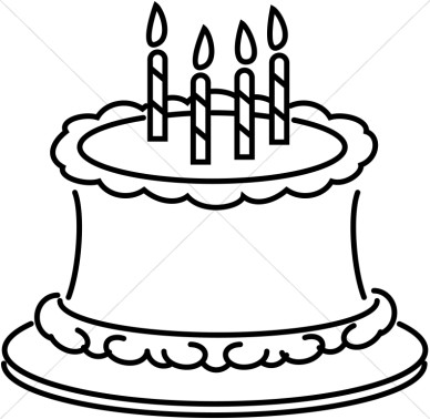 388x378 Collection Of Cake Clipart Black And White High Quality