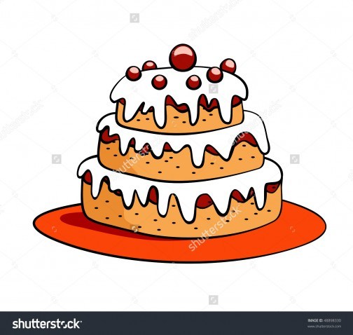 504x478 Cartoon Birthday Cake Black And White Halloweenrecipes.us