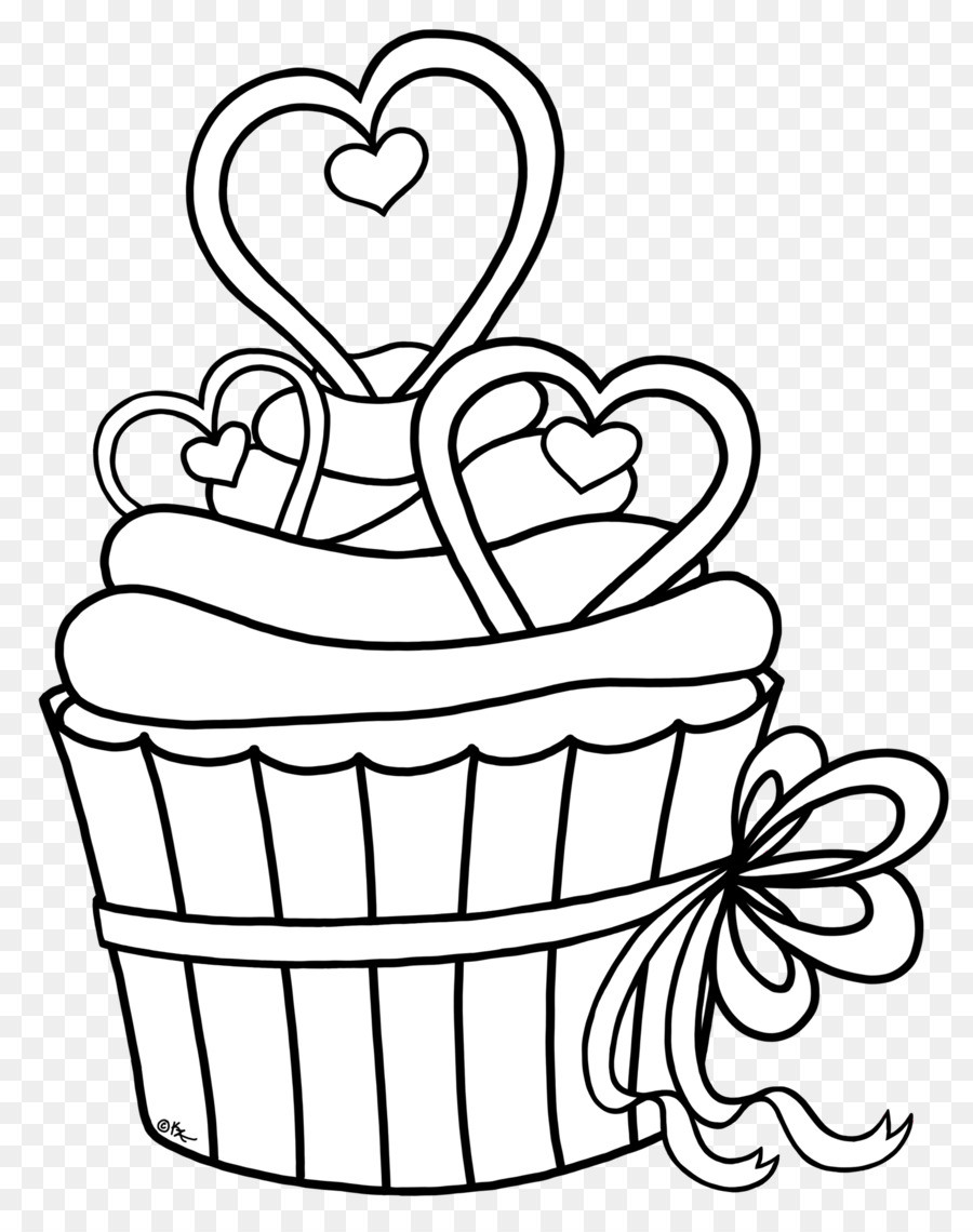 900x1140 Black And White Cupcake Drawing Clipart Endearing Enchanting
