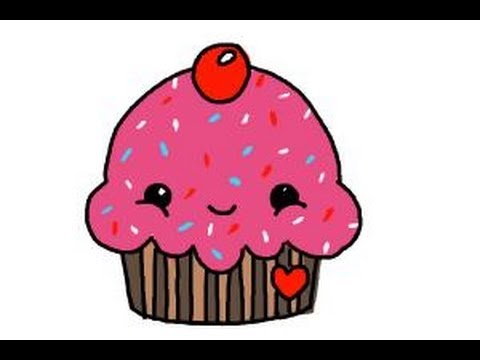 480x360 How To Draw A Cute Cupcake
