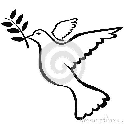 400x400 Peace Dove Symbol Isolated Black White Background 40389018.jpg