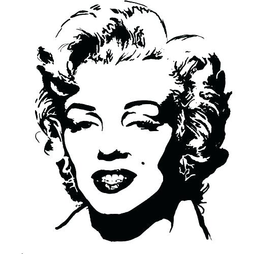 500x500 Marilyn Monroe Coloring Pages Best Of Images Gangster For Kids
