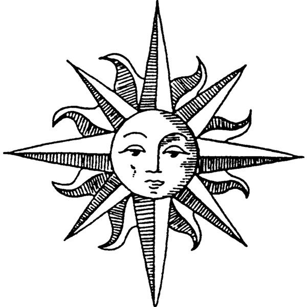 600x600 The Sun Liked On Polyvore Featuring Fillers, Drawings