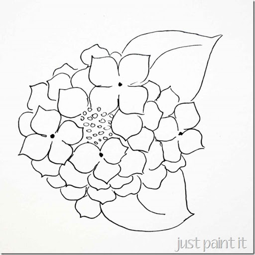 512x512 Paint Hydrangea