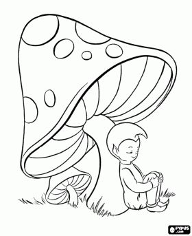 280x343 Drawn Mushroom Cartoon