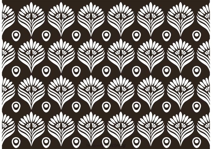 700x490 Black And White Peacock Pattern Vector