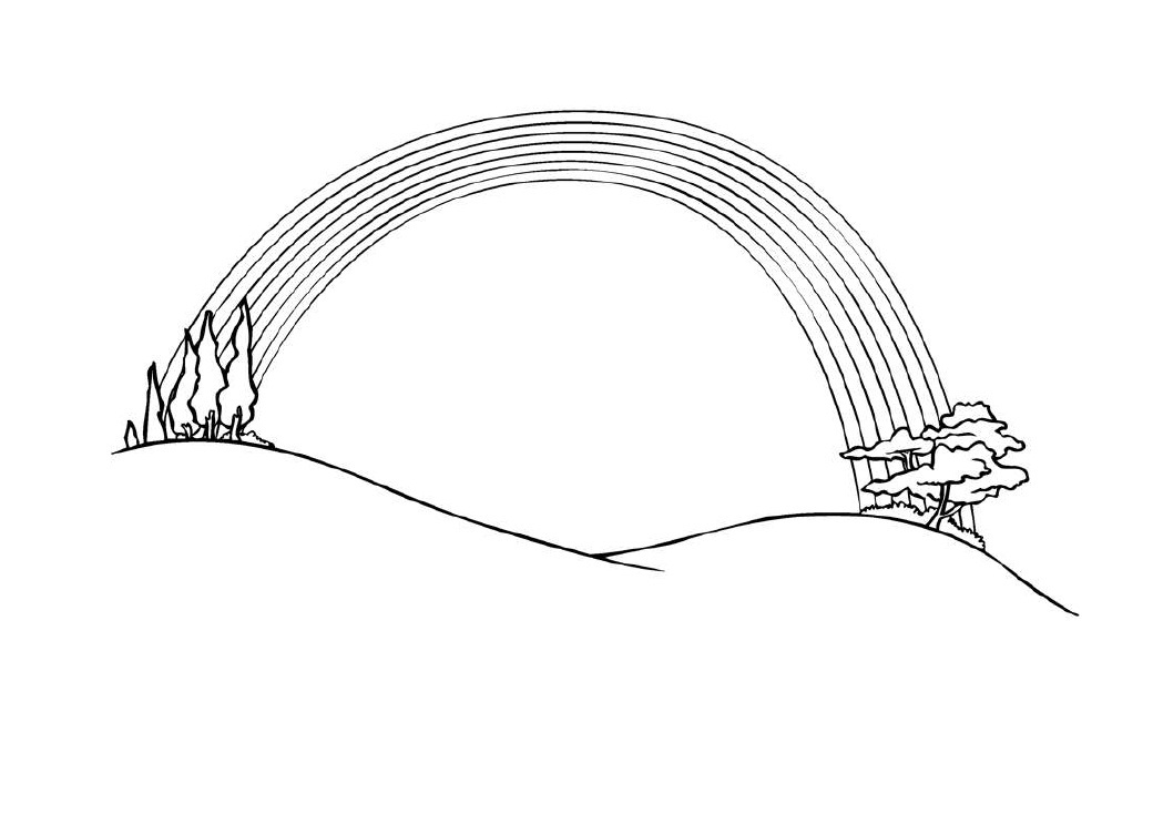 1040x734 Free Printable Rainbow Coloring Pages For Kids