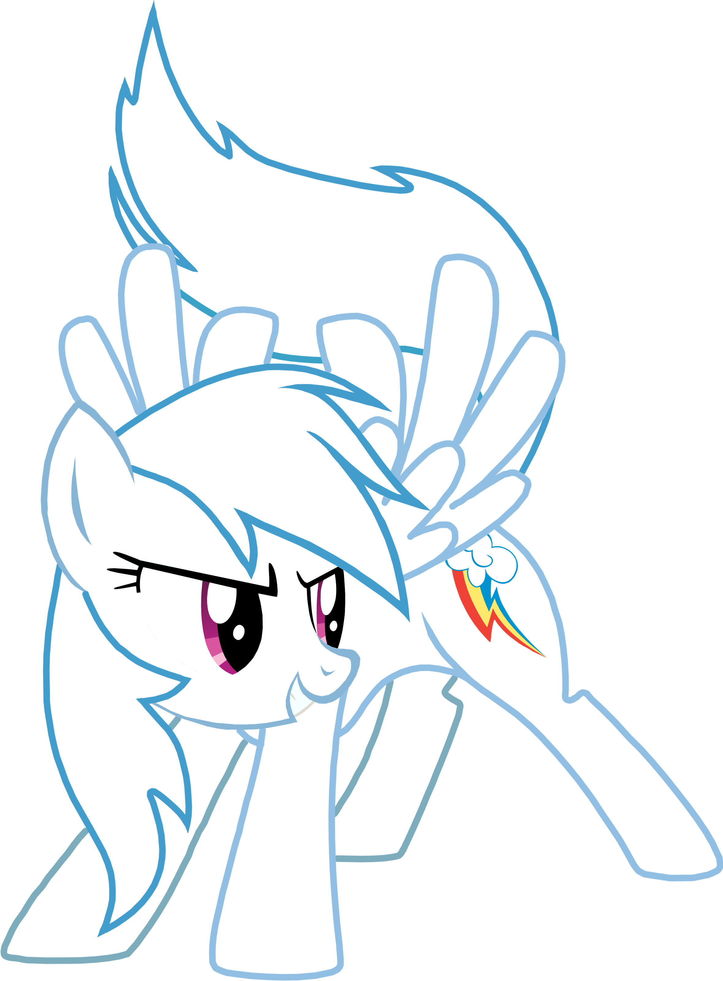2360x3202 Collection Of Rainbow Dash Clipart Black And White High