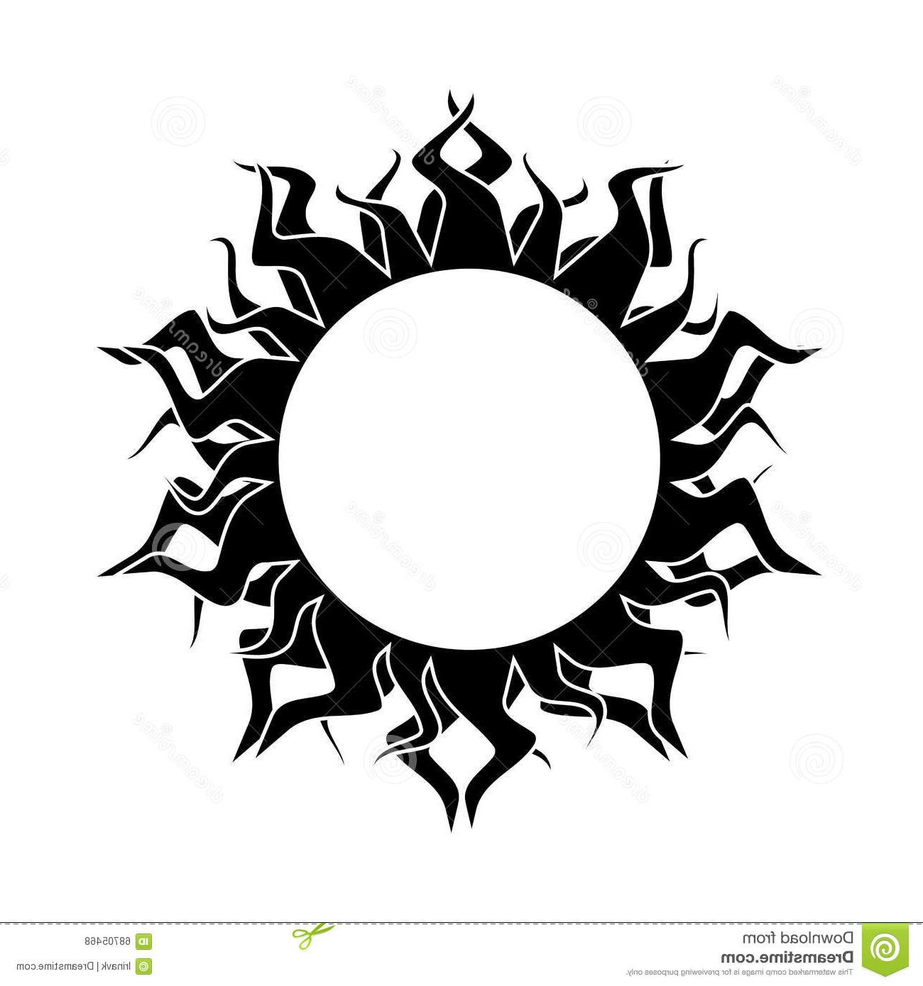1300x1390 Top 10 Abstract Sun Vector Black White Background Cdr
