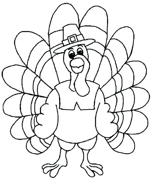 526x620 Coloring Pages ~ Thanksgiving Turkey Coloring Pages A Good Stock